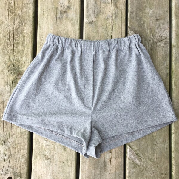 Women's boxer briefs sleep pajama shorts cotton high waist classic boy shorts underwear.