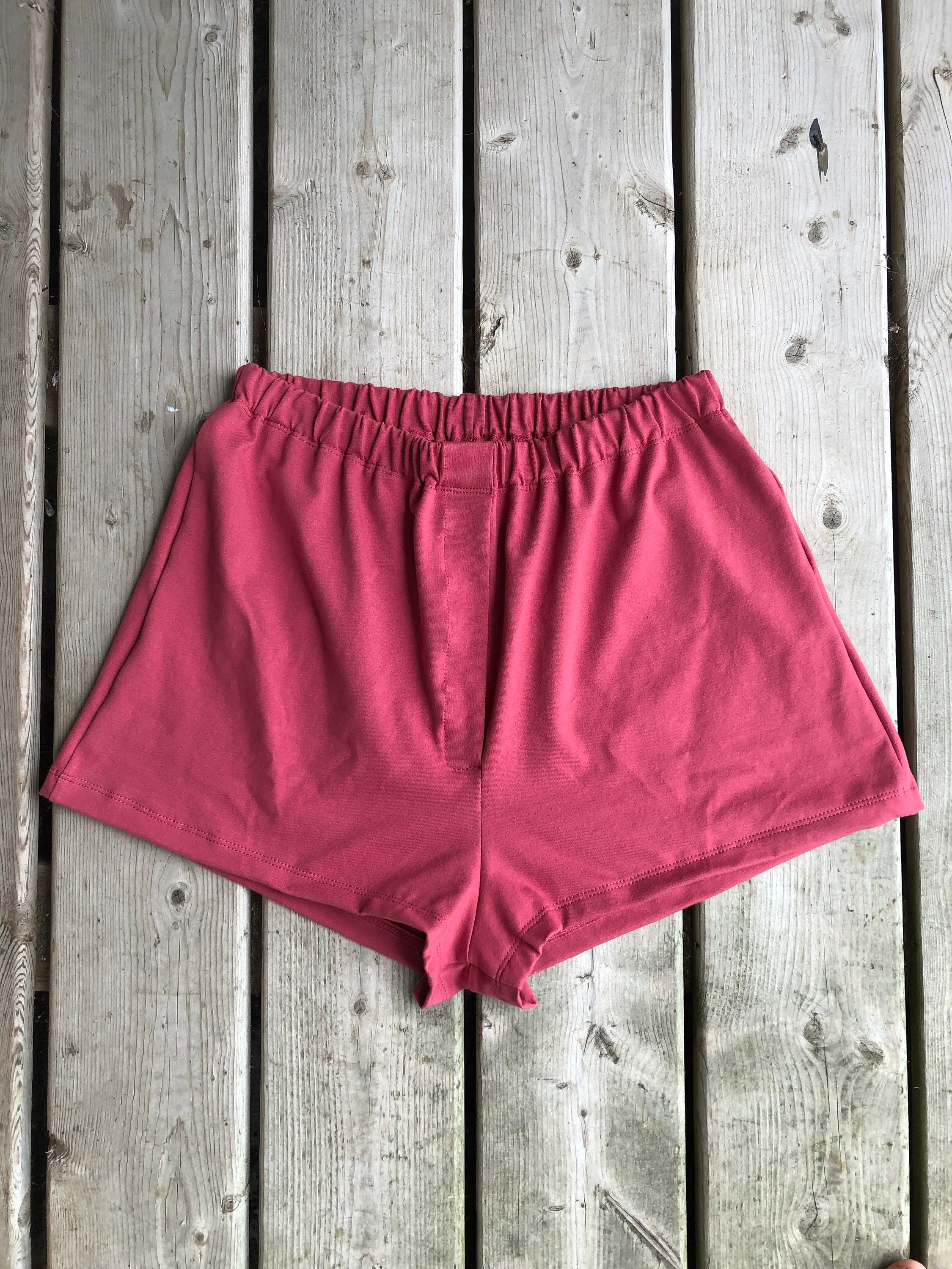 Women's Boxer Briefs Sleep Pajama Shorts Cotton High Waist Etsy