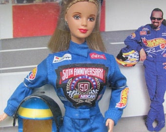 barbie doll nascar 50th anniversary