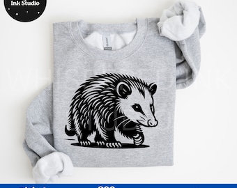 Opossum SVG, Possum Clipart, Walking Possum Digital Art, Opossum Digital Clipart, Possum DIY Craft File, Possum png, Digital Download