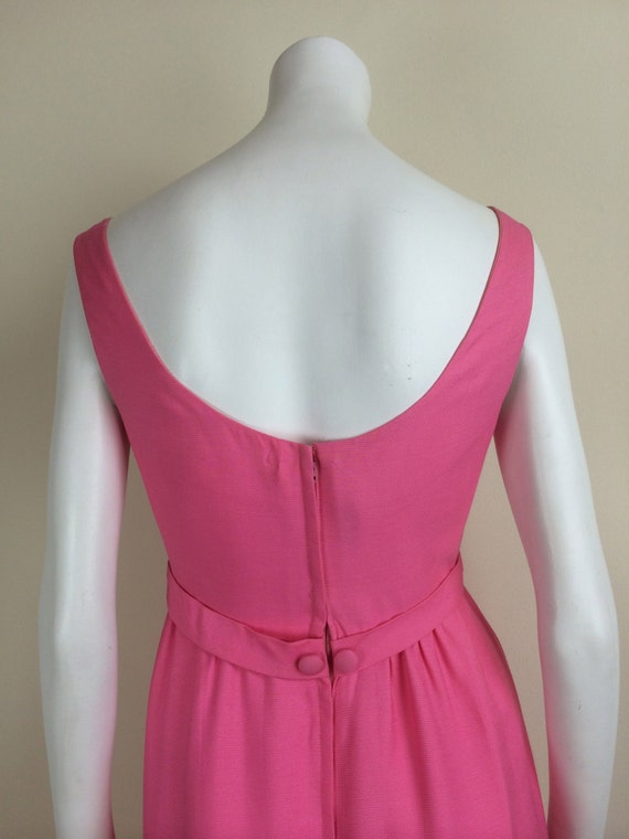 vintage Emma Domb bubblegum pink formal w/ rhines… - image 4