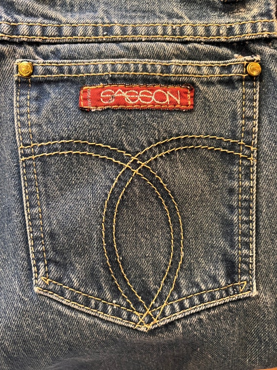 vintage Sasson New York straight cut blue jeans 80s - Gem