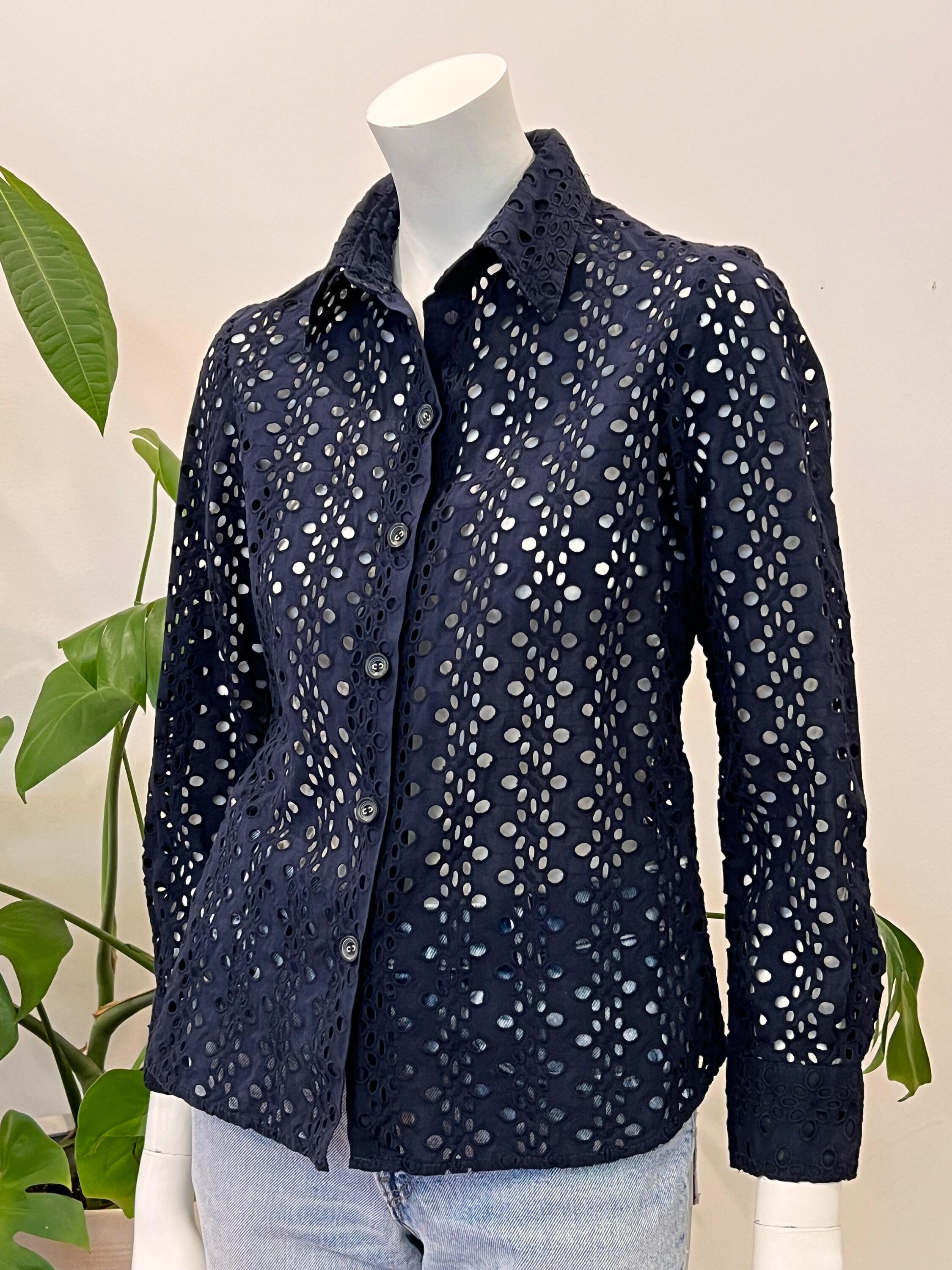 Cutwork Lace Shirt - Etsy