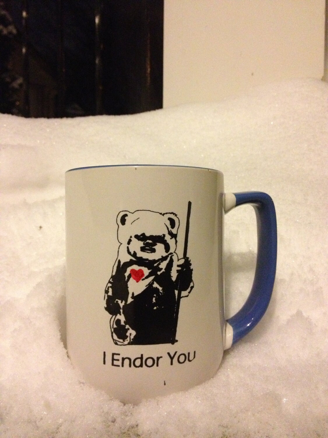 Star Wars Ewoks Return of the Jedi inspired Heart Valentine or Etsy