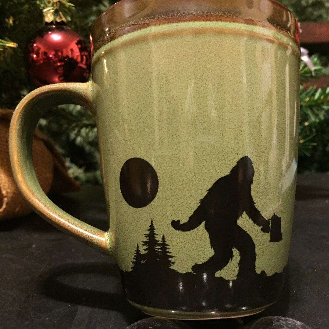 yeti mug Funny yeti coffee mug Is it time for coffee yeti Etsy
