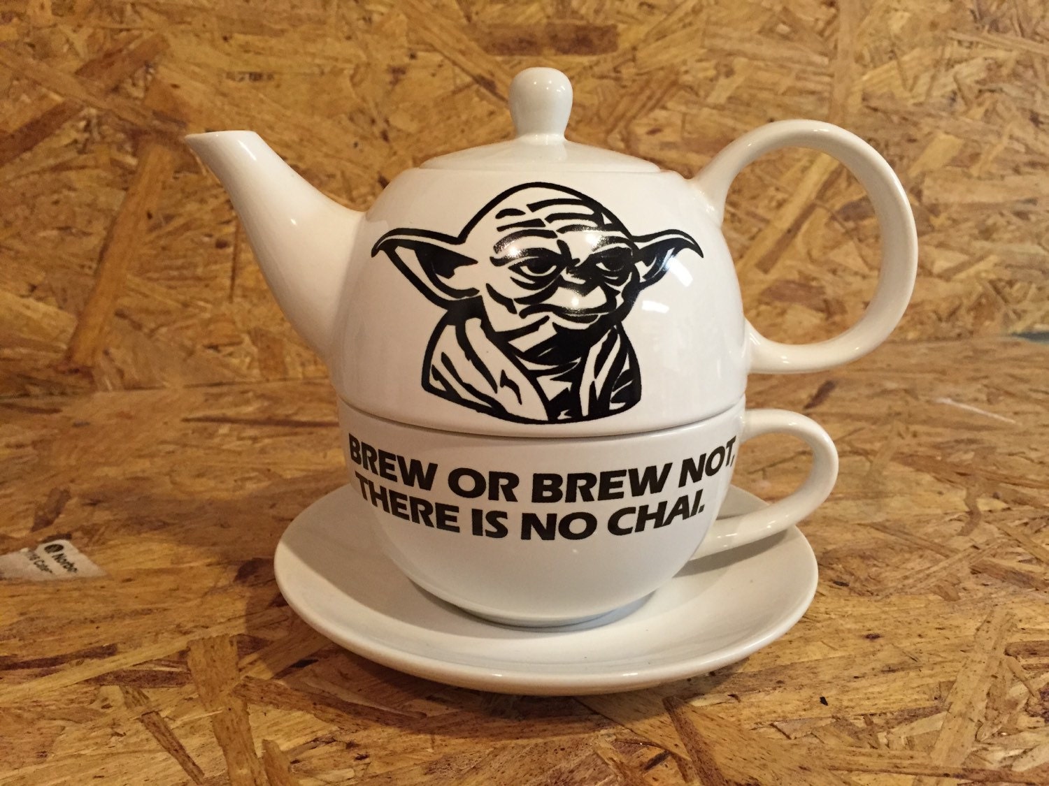 Star Wars Yoda inspired tea for one t41 ceramic tea pot in Etsy