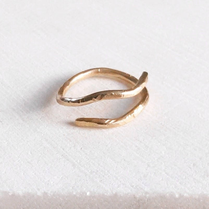 Gold Silver Branch Ring. Unisex Men Twig Vine Custom Size - Etsy