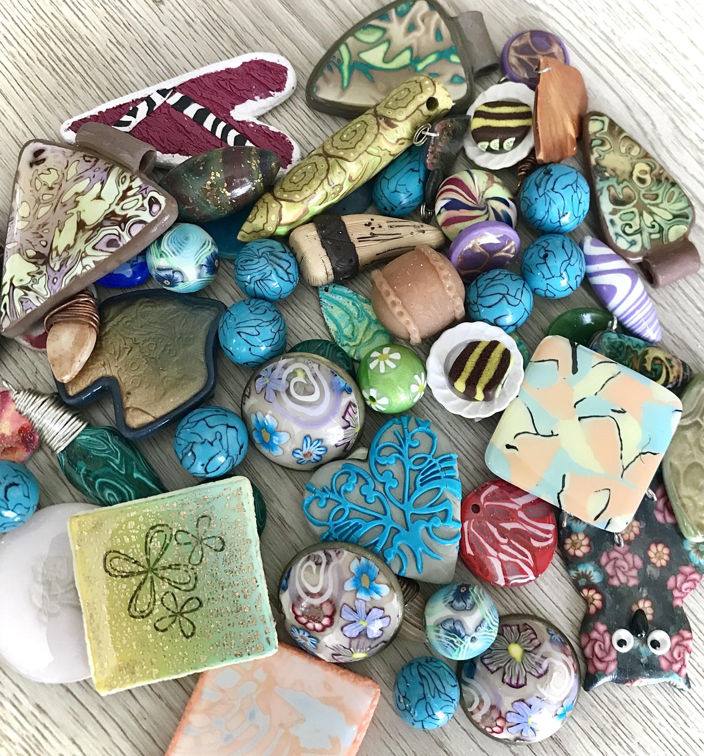 LBI Beach Bead Kit Mix for your DIY Crafter Handmade Polymer Clay