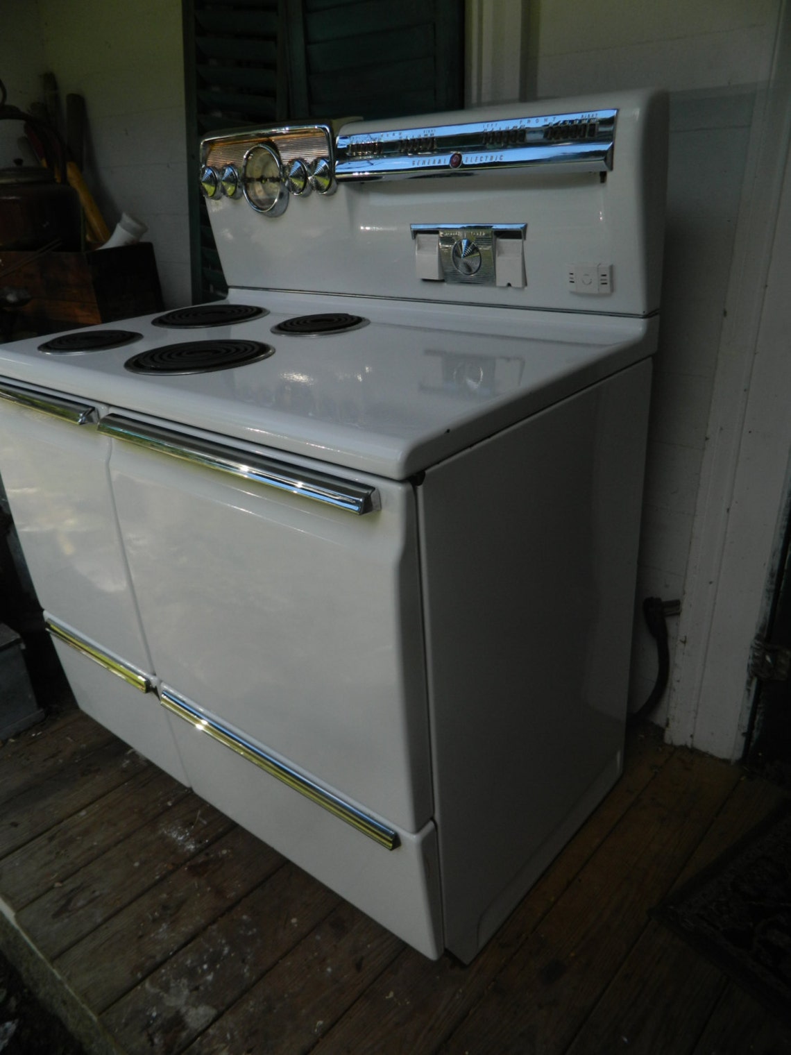 Now on sale 1950's GE Electric Stove Etsy