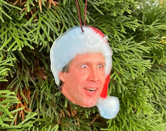 CHRISTMAS VACATION | Clark Ornament | Dye Sublimation Christmas Tree Ornament | Griswold Family Christmas | Funny Gift | Funny Tree Ornament