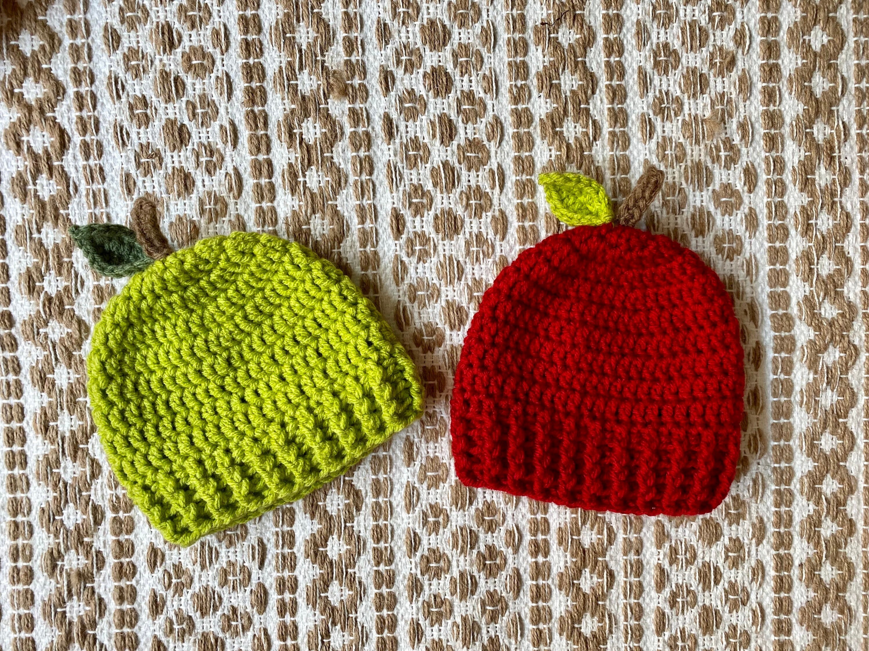 Apple Beanie ~ Apple Hat ~ Baby Kids Adult ~ Photography Prop