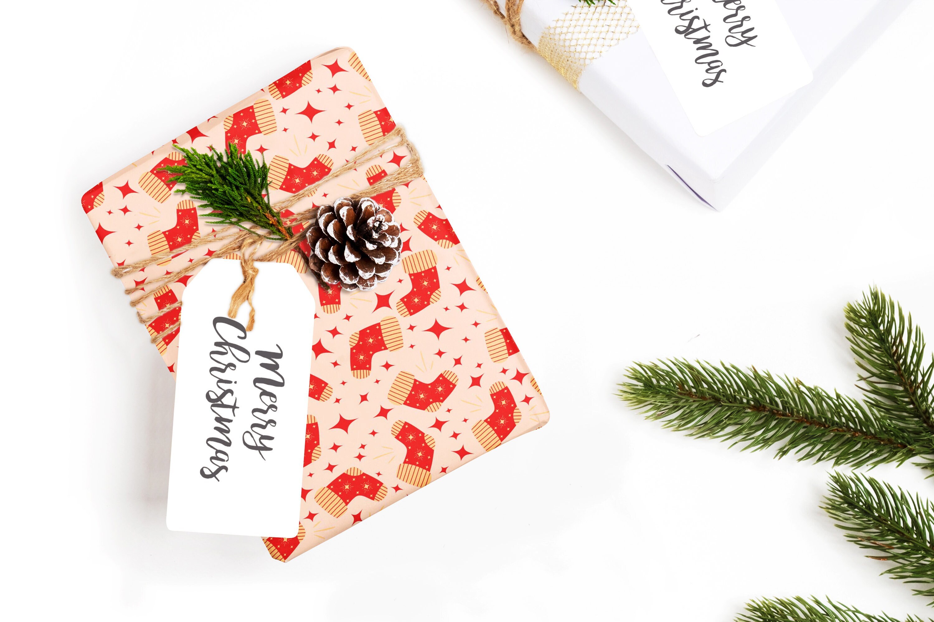 Creative Shapes etc. Christmas Wrap Designer Paper - 50 Sheet Package