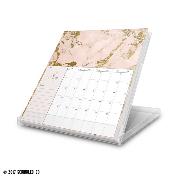 desk calendar with stand 2019 desk calendar office planner blush pink marble home and office decor cal0070 office desk calendar