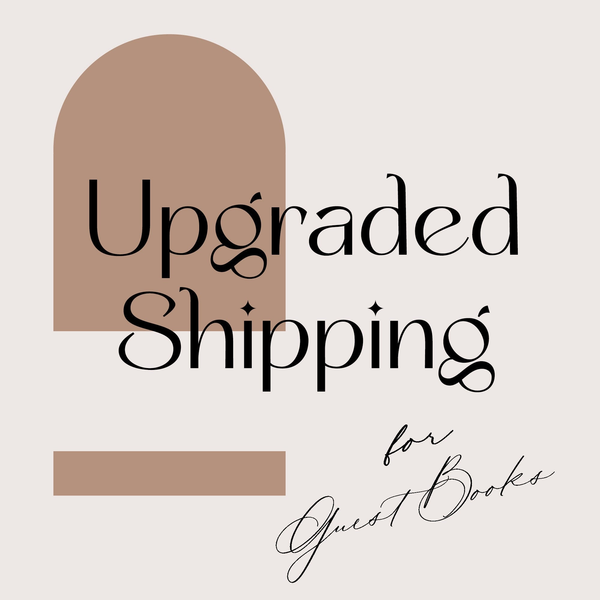 Upgraded shipping