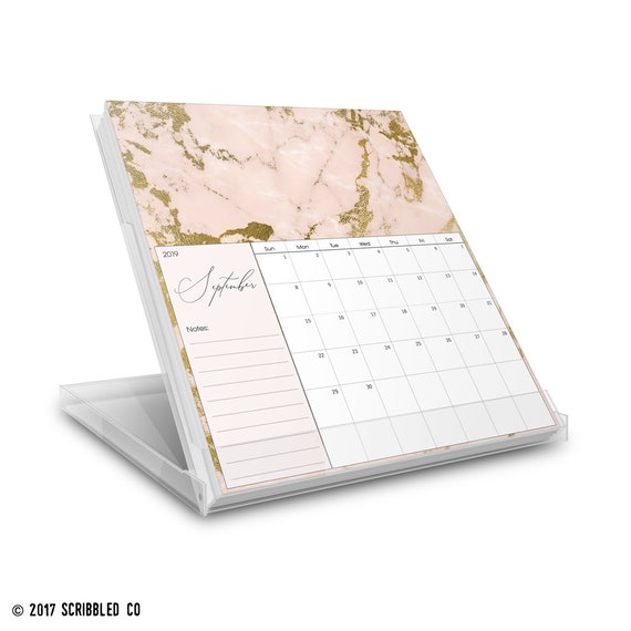 desk calendar with stand 2019 desk calendar office planner blush pink marble home and office decor cal0070 office desk calendar