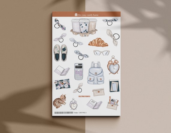 Aesthetic neutral journal stickers | Sticker