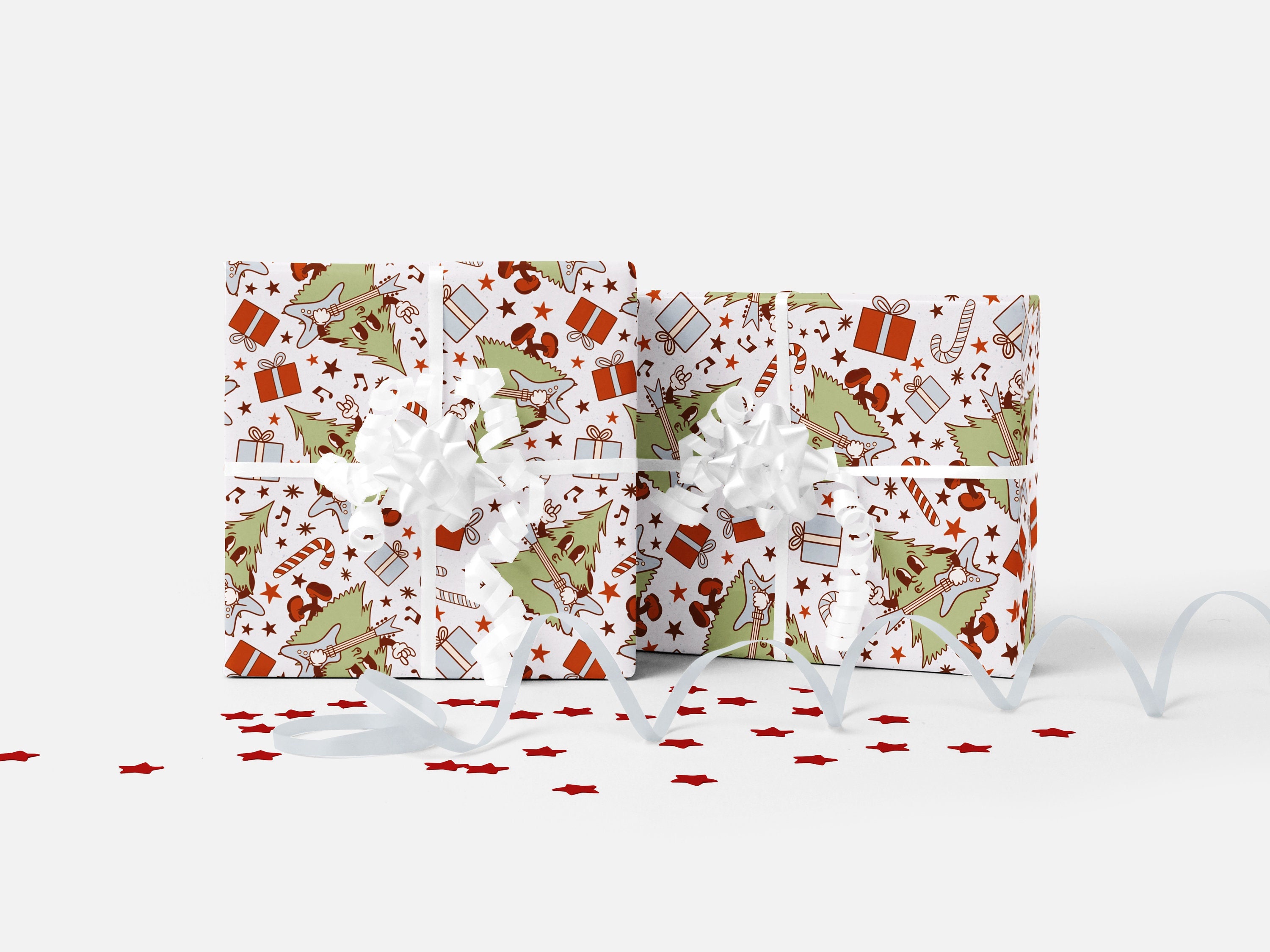 Wrapping Paper Gift Wrap Sheets With a Fun Boho Desert Chic Design