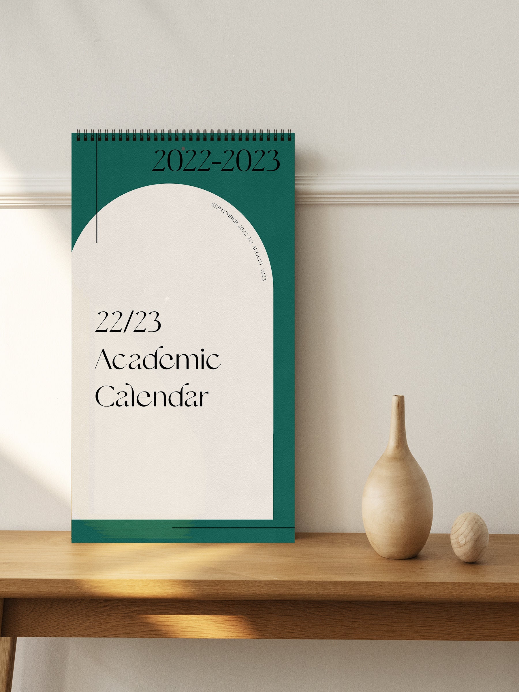 2022 2023 Wall Calendar Academic Calendar 9.5 X 17.25 Wall - Etsy