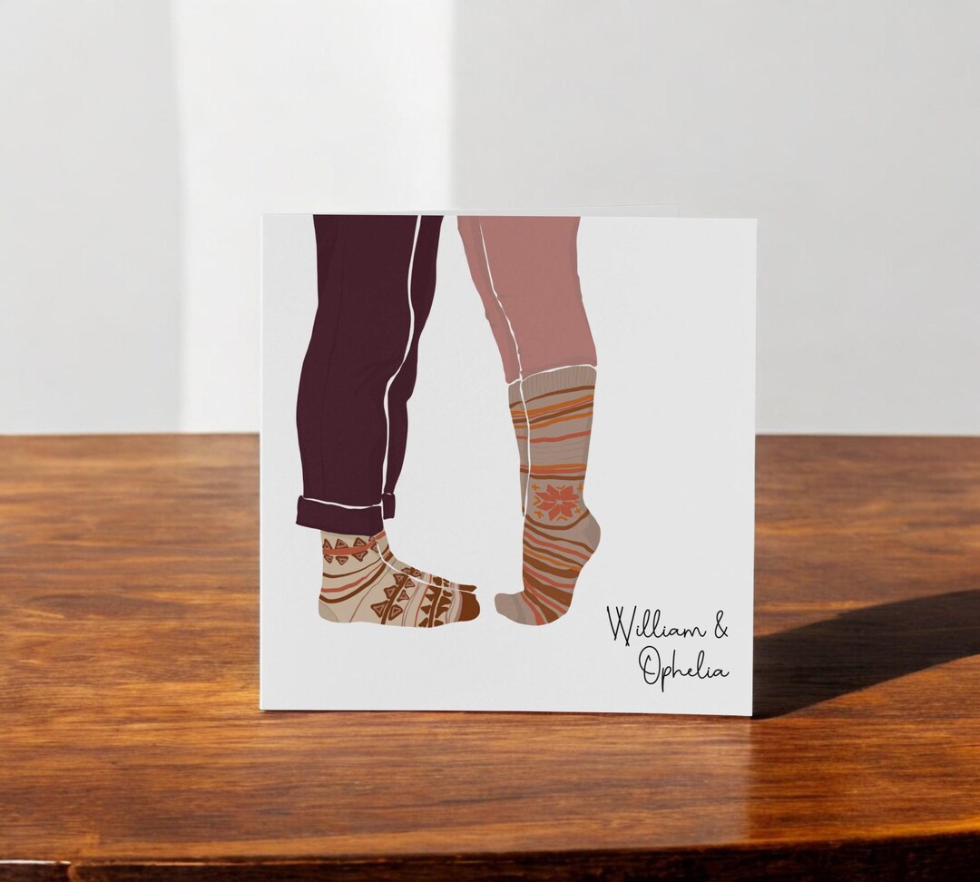 Personalised Anniversary Wood Card Wife Husband I Girlfriend Gift - Make Memento