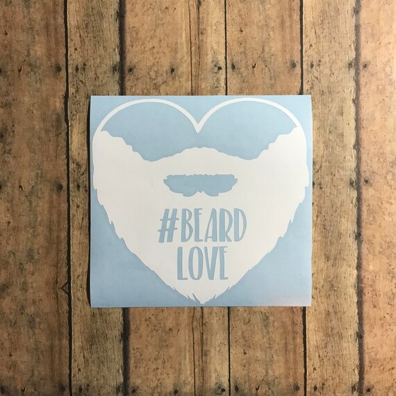 BEARD LIFE V2 Sticker Vinyl Decal Funny Humor Hashtag