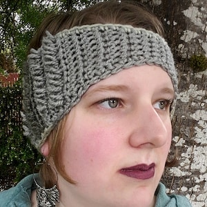 Crochet headband pattern, earwarmer pattern, crochet earwarmer, headwrap pattern, textured crochet pattern, toddler headband pattern