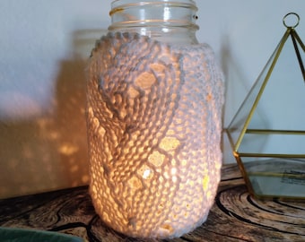 Mason jar cover pattern, crochet jar pattern, mason cozy pattern, crochet mason cover, crochet home decor pattern, mason jar sleeve