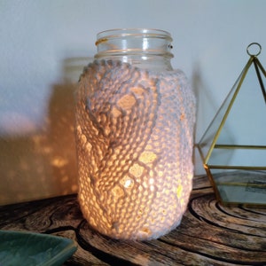 Mason jar cover pattern, crochet jar pattern, mason cozy pattern, crochet mason cover, crochet home decor pattern, mason jar sleeve