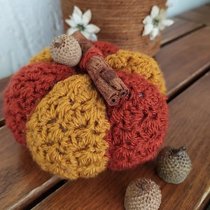 Crochet Pumpkin Pattern, autumn decor pattern, office decor, autumn, textured pumpkin, crochet pumpkin, quick crochet pumpkin, crochet gift