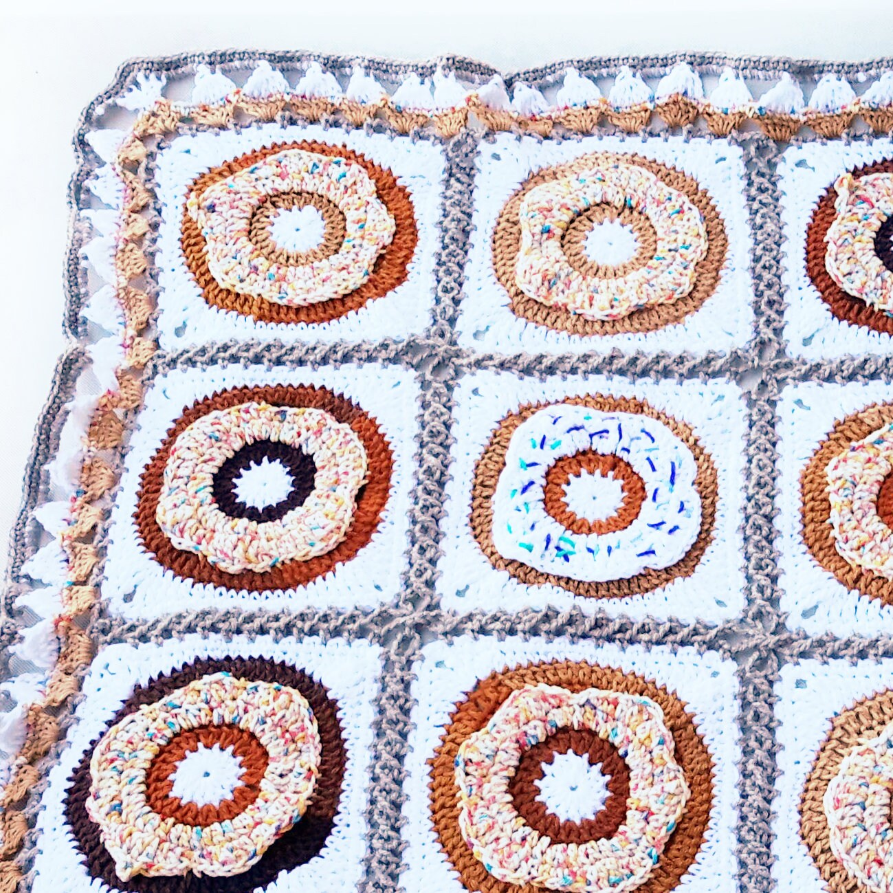 Doughnut blanket pattern crochet blanket pattern crochet Etsy