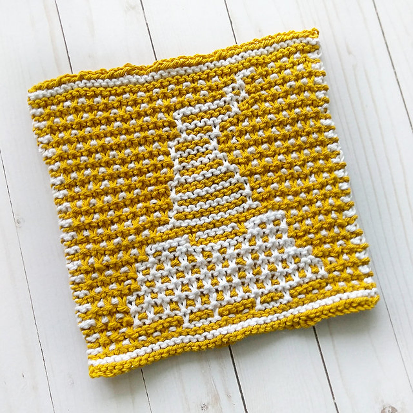 Knit Gnome Dishcloth Pattern Hotpad Pattern Knit Gnome Knit Etsy