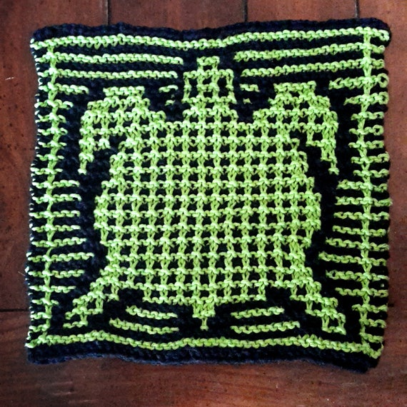 beginner knitting pattern tea blanket square hotpad pattern knit