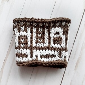 Wifey Cup Cozy Hubby Mug Sleeve Knitted Coffee Cozy Wedding Gift