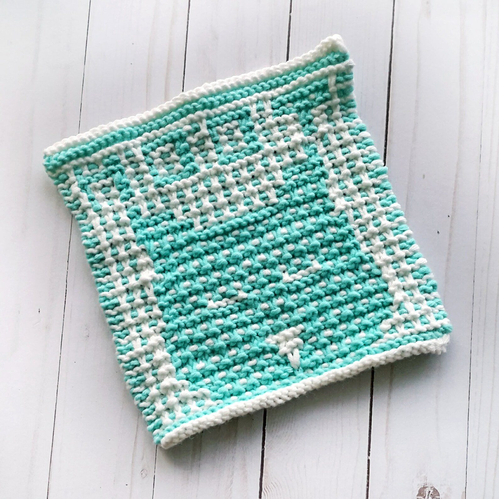 Knit Owl Dishcloth Pattern Nursery Gift Knitting Knit Etsy