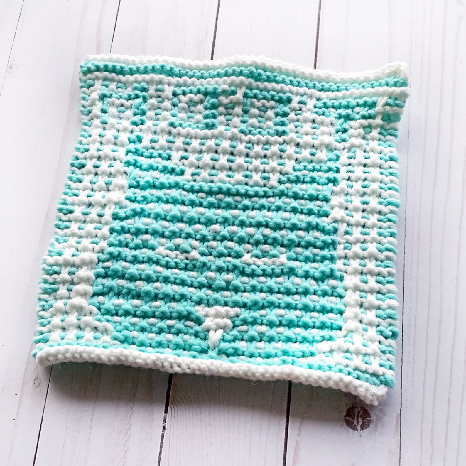 Knit Owl Dishcloth Pattern Nursery Gift Knitting Knit Etsy