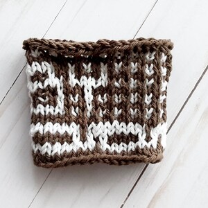 Wifey Cup Cozy Hubby Mug Sleeve Knitted Coffee Cozy Wedding Gift