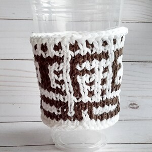 Wifey Cup Cozy Hubby Mug Sleeve Knitted Coffee Cozy Wedding Gift