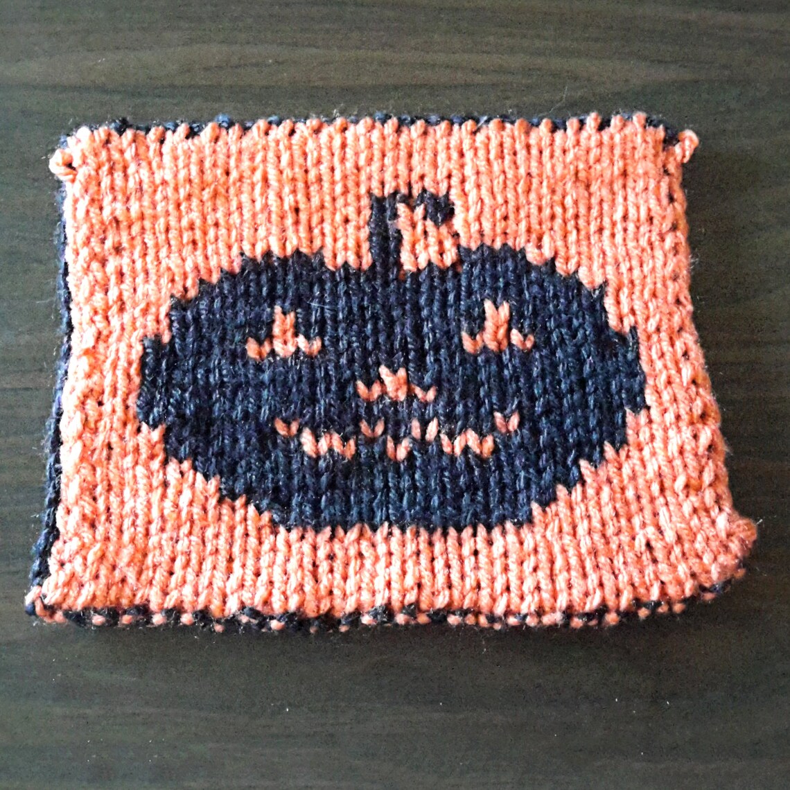 Knit Pumpkin Dishcloth Pattern Hotpad Pattern Double Knit Etsy