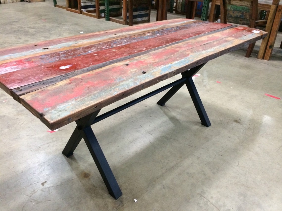 X Metal Table Legs Etsy