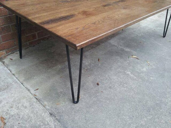 2 Rod Hairpin Legs Table Legs Metal Legs Larger Diameter Etsy
