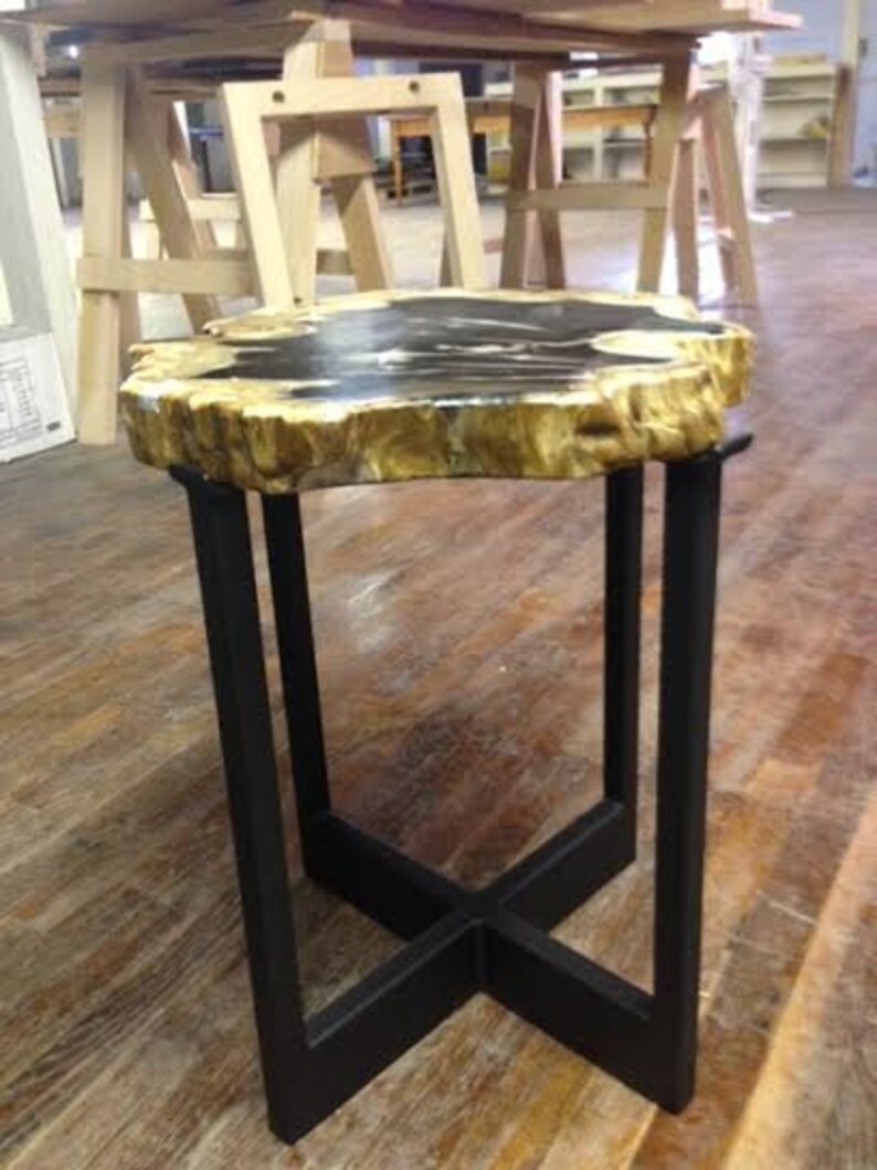 End Table Metal Frame Etsy