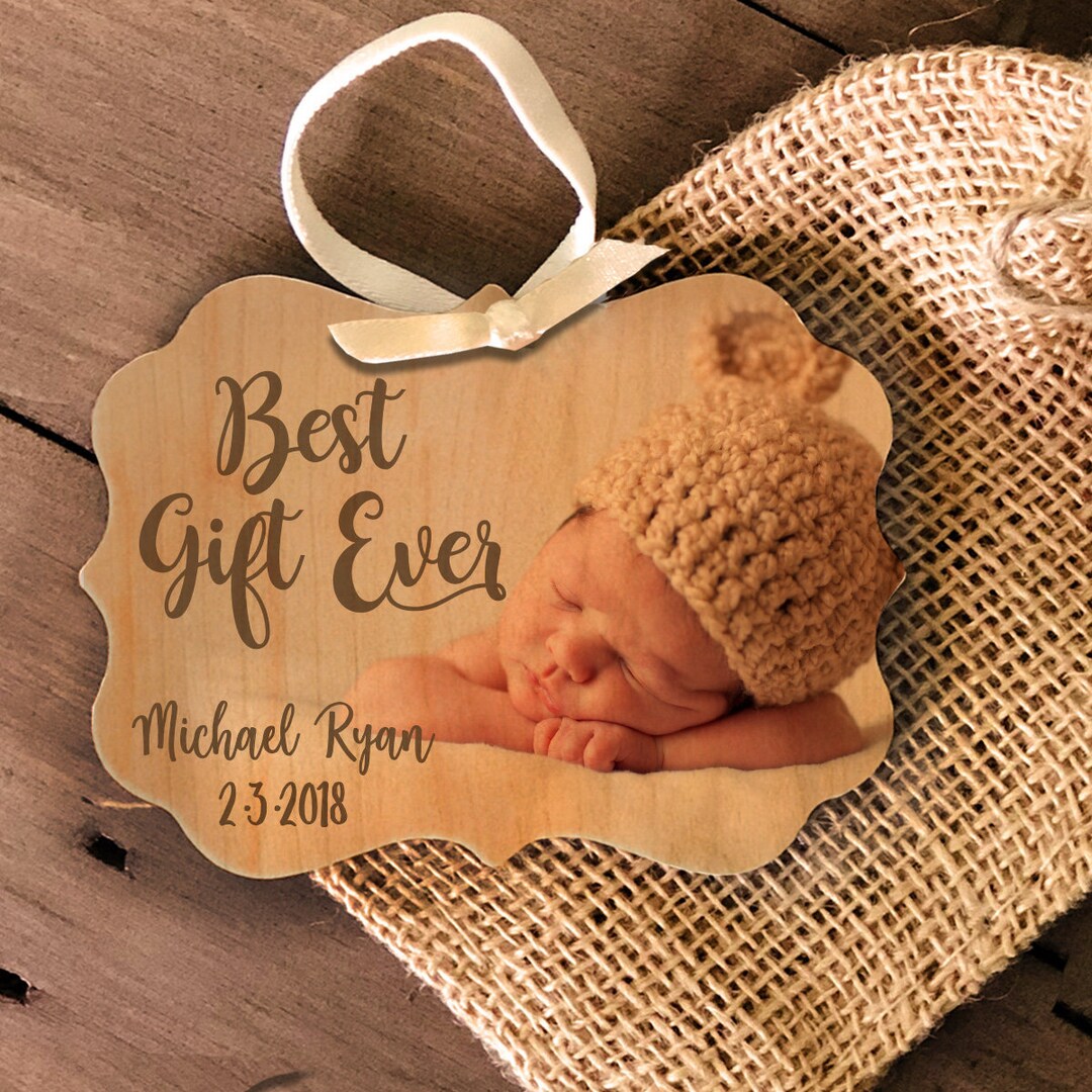 Baby's First Christmas Picture Ornament 2021 Baby's First