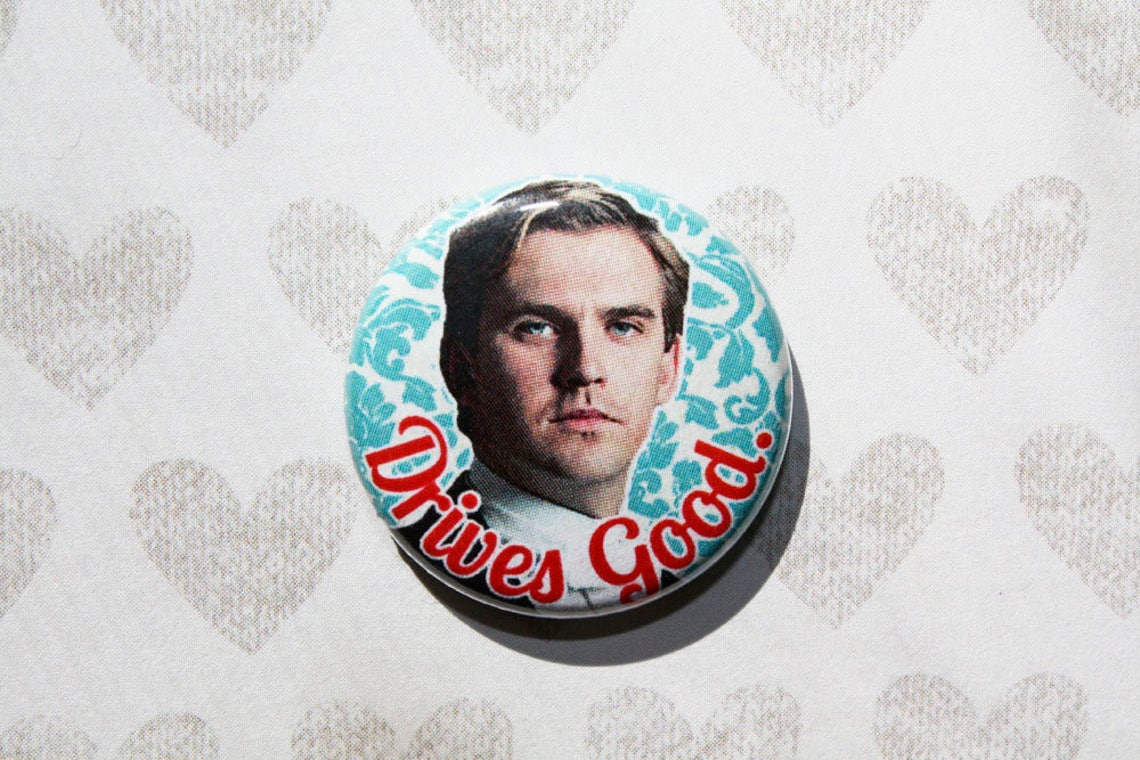Cousin Matthew Downton Abbey One Inch Pinback Button Etsy