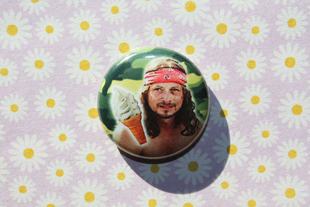 Lt. Dan Forrest Gump Ice cream! - One Inch Pinback Button