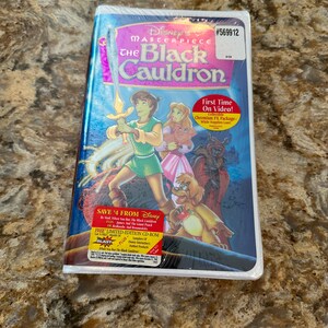 Vintage, Walt Disney&#39;s &quot;The Black Cauldron&quot;, Unopened, First Time on Video