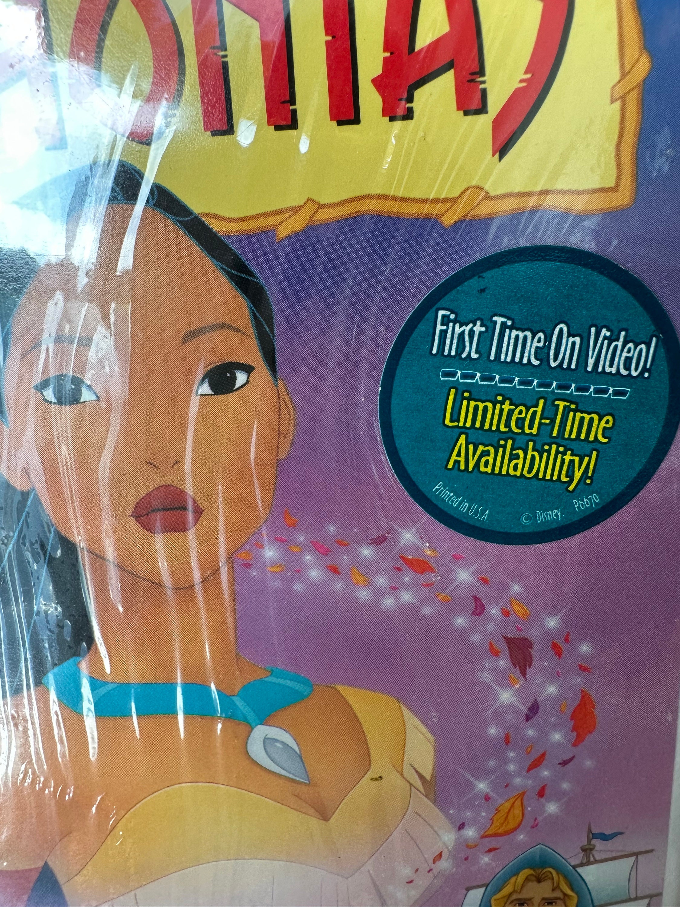 Vintage Disney's Pocahontas - UNOPENED - First Time on Video