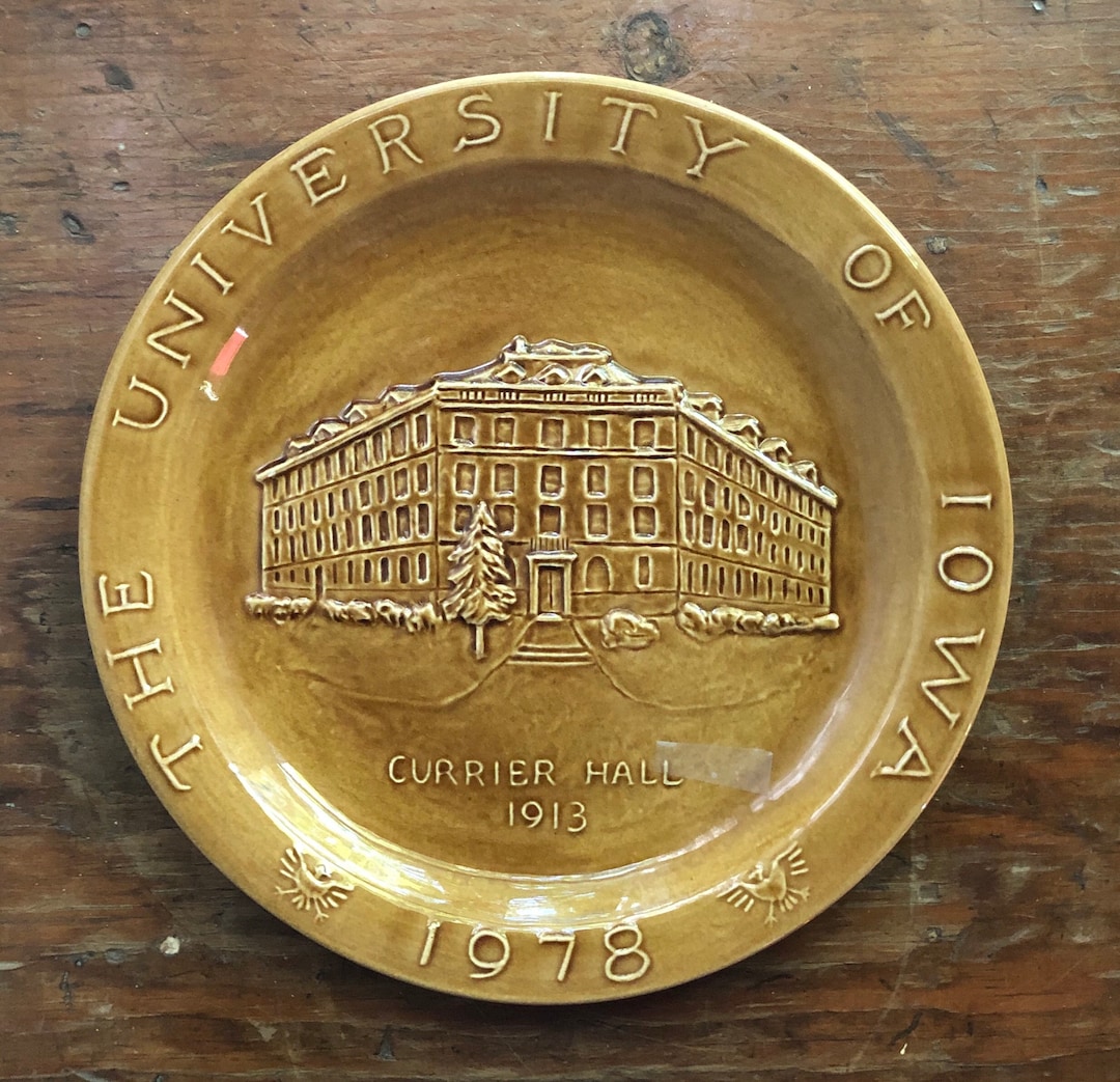 Vintage University of Iowa Currier Hall 1913 Judy Sutcliffe Etsy