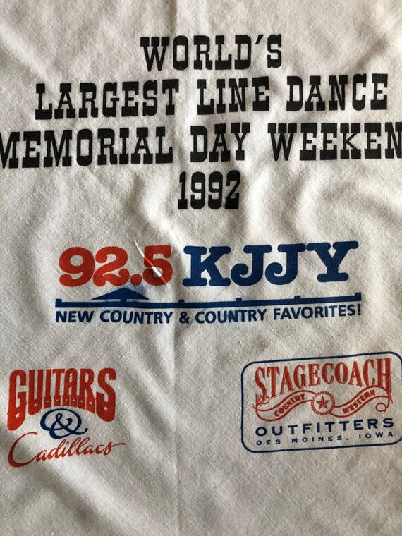 Vintage 1992 “World’s Largest Line Dance, Memorial Da… Gem