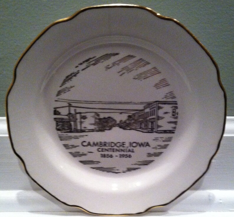 Vintage Collectible Souvenir Plate Commemorating the Etsy