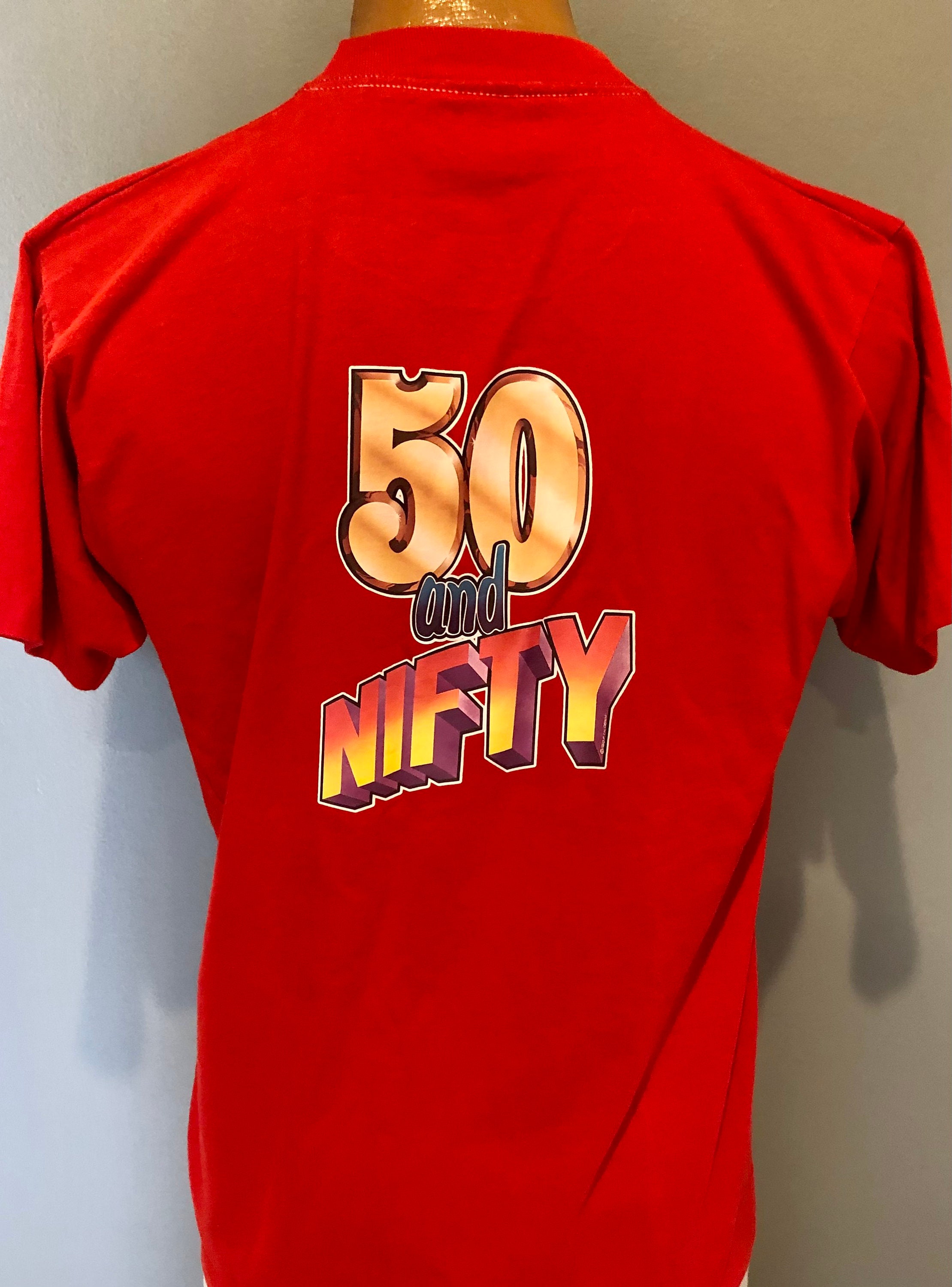 Vintage Large 50 and Nifty Go Fuck Your Self Adult Humor Vintage Large 50 and Nifty Go Fuck Your Self Adult Humor