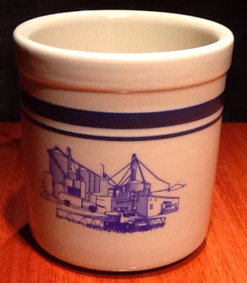 Vintage 1994, Aspinwall Cooperative, Aspinwall, Iowa, 50th Anniversary 1944-1994 Commemorative Collectible Souvenir Crock. Terrific image 3